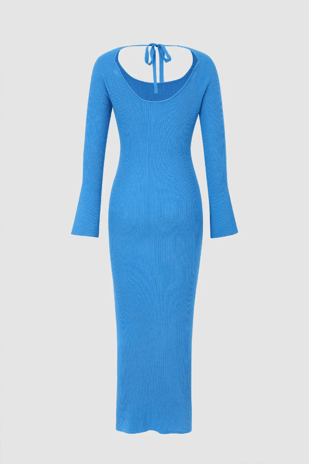 Coquette Aesthetic Tie Back Maxi Dress: Y2K Fashion with Grunge Style, Pastel Goth Vibes Coquette Aesthetic Tie Back Maxi Dress: Y2K Fashion with Grunge Style, Pastel Goth Vibes