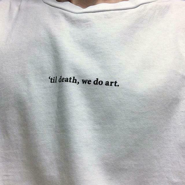 Coquette Aesthetic Til Death, We Do Art T-Shirt - Y2K Fashion Statement Piece Coquette Aesthetic Til Death, We Do Art T-Shirt - Y2K Fashion Statement Piece