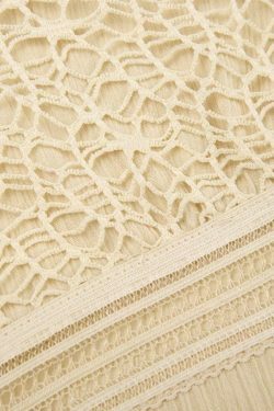 Coquette Aesthetic Tribal Cutout V-Neck Flared Sleeve Blouse - Y2K Fashion Statement