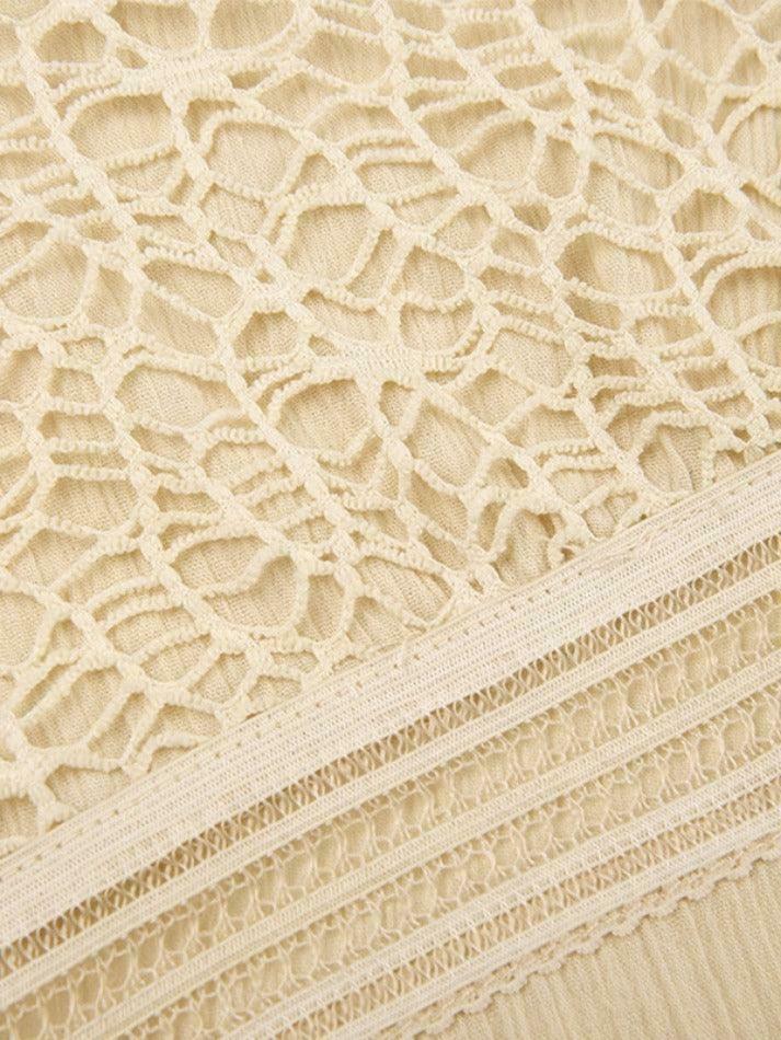 Coquette Aesthetic Tribal Cutout V-Neck Flared Sleeve Blouse - Y2K Fashion Statement Coquette Aesthetic Tribal Cutout V-Neck Flared Sleeve Blouse - Y2K Fashion Statement