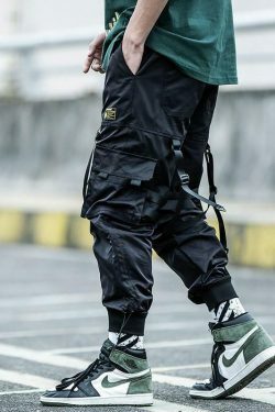 Coquette Aesthetic Trooper Cargo Pants - Y2K Fashion with Grunge & Pastel Goth Vibes