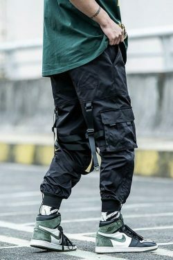 Coquette Aesthetic Trooper Cargo Pants - Y2K Fashion with Grunge & Pastel Goth Vibes