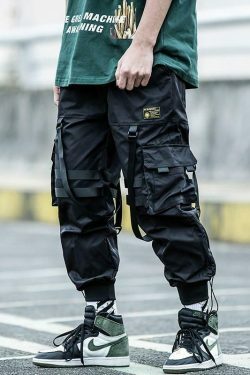 Coquette Aesthetic Trooper Cargo Pants - Y2K Fashion with Grunge & Pastel Goth Vibes
