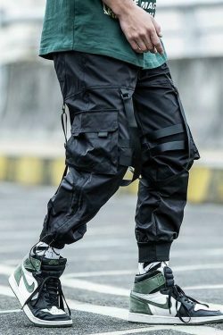 Coquette Aesthetic Trooper Cargo Pants - Y2K Fashion with Grunge & Pastel Goth Vibes