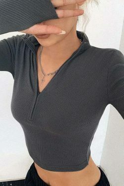 Coquette Aesthetic Turtleneck Crop Top - Y2K Fashion Statement Piece