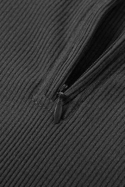 Coquette Aesthetic Turtleneck Crop Top - Y2K Fashion Statement Piece