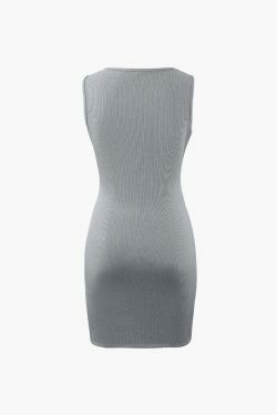 Coquette Aesthetic Twisted Cut Out Ruched Mini Dress