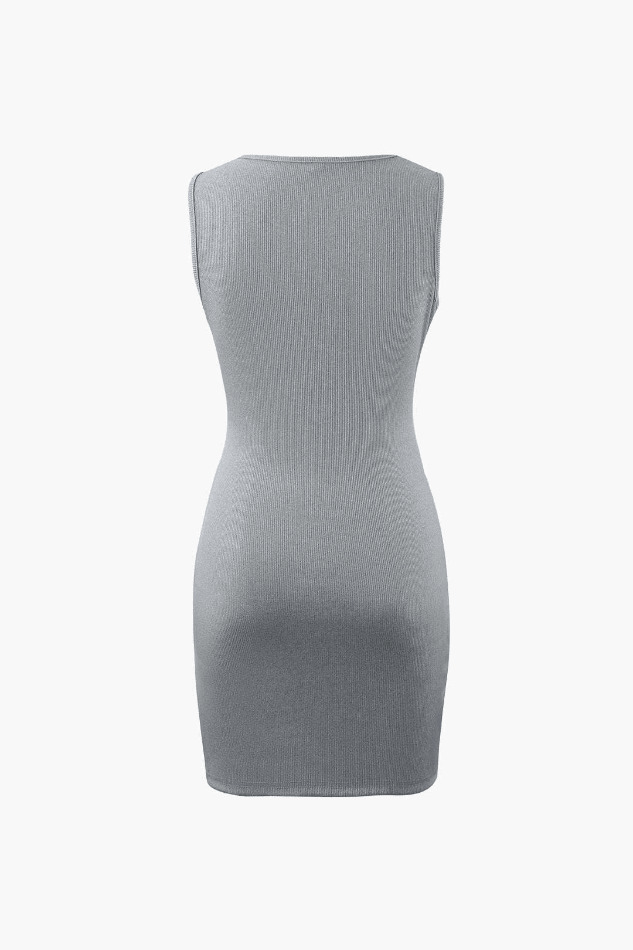 Coquette Aesthetic Twisted Cut Out Ruched Mini Dress Coquette Aesthetic Twisted Cut Out Ruched Mini Dress