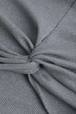 Coquette Aesthetic Twisted Cut Out Ruched Mini Dress