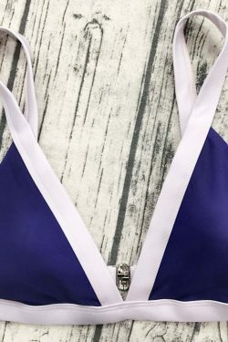 Coquette Aesthetic Two Tone Padded Swimsuit - Y2K Fashion Swimwear