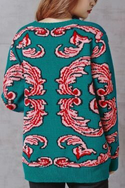 Coquette Aesthetic UFO Clouds Sweater for a Dreamy Fall Look