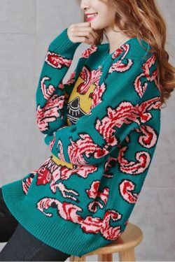 Coquette Aesthetic UFO Clouds Sweater for a Dreamy Fall Look