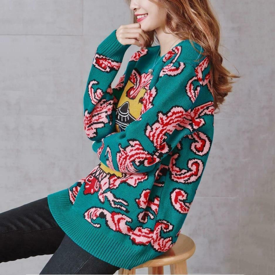 Coquette Aesthetic UFO Clouds Sweater for a Dreamy Fall Look Coquette Aesthetic UFO Clouds Sweater for a Dreamy Fall Look