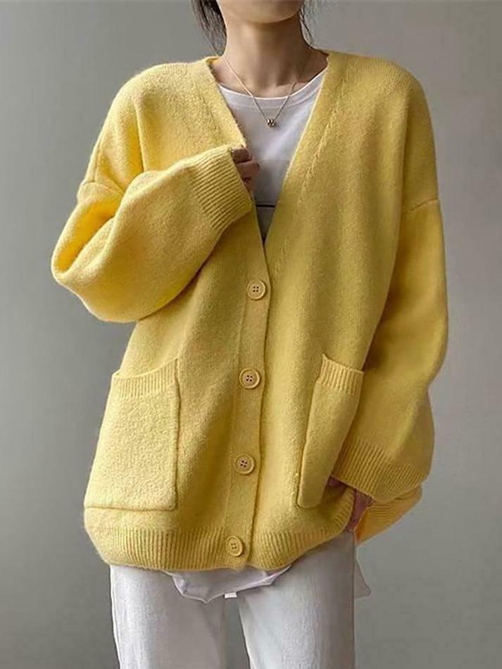 Coquette Aesthetic V-Neck Cardigan: Y2K Fashion with Grunge & Pastel Goth Vibes Coquette Aesthetic V-Neck Cardigan: Y2K Fashion with Grunge & Pastel Goth Vibes