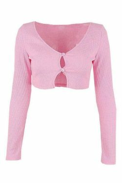 Coquette Aesthetic V-Neck Knit Sweater - Y2K Fashion Staple for Women's Unique Style