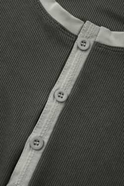 Coquette Aesthetic V-Neck Knit Top in Solid Color - Y2K Fashion Statement