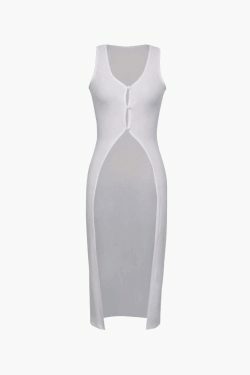 Coquette Aesthetic V-Neck Knit Top: Y2K Fashion with Grunge & Pastel Goth Vibes