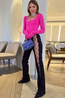 Coquette Aesthetic Vera Long Sleeve Gloves T-Shirt - Y2K Fashion Women's Top