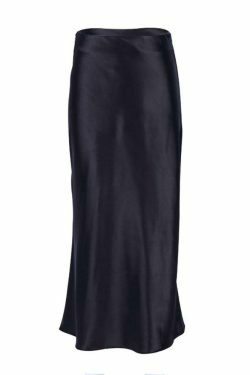 Coquette Aesthetic Vivian Silk High Waist Cargo Skirt