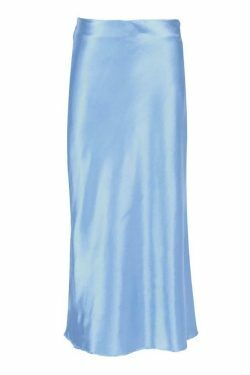 Coquette Aesthetic Vivian Silk High Waist Cargo Skirt