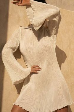 Coquette Aesthetic Whirlwind Mini Dress - Y2K Fashion Statement Piece