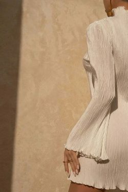 Coquette Aesthetic Whirlwind Mini Dress - Y2K Fashion Statement Piece