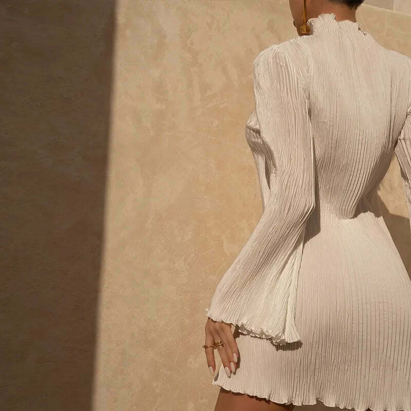 Coquette Aesthetic Whirlwind Mini Dress - Y2K Fashion Statement Piece Coquette Aesthetic Whirlwind Mini Dress - Y2K Fashion Statement Piece