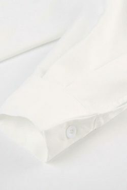 Coquette Aesthetic White Cardigan: Y2K Fashion Long Sleeve Blouse