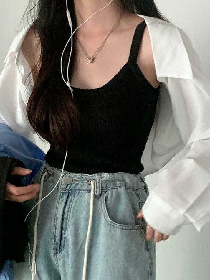 Coquette Aesthetic White Cardigan: Y2K Fashion Long Sleeve Blouse Coquette Aesthetic White Cardigan: Y2K Fashion Long Sleeve Blouse