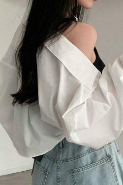 Coquette Aesthetic White Cardigan: Y2K Fashion Long Sleeve Blouse