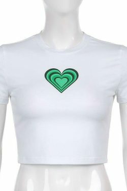 Coquette Aesthetic White Crop Top: Y2K Fashion for Women - Grunge Style, Pastel Goth, Cute