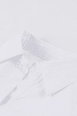 Coquette Aesthetic White Ruched Crop Top - Y2K Fashion Grunge Style Cute Tops & Pastel Goth Outfits