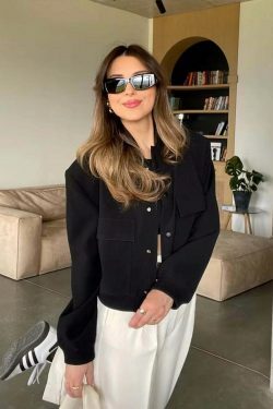 Coquette Aesthetic Wildwood Wanderer Jacket - Y2K Fashion Grunge Style Cargo Skirt Outfit