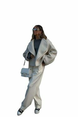 Coquette Aesthetic Woolen Placket Design Cardigan Jacket - Y2K Fashion Statement