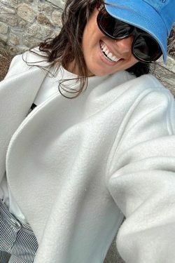 Coquette Aesthetic Woolen Placket Design Cardigan Jacket - Y2K Fashion Statement