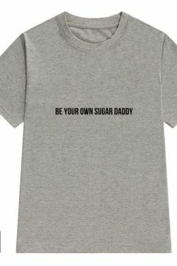 Coquette Aesthetic Y2K Fashion Be Your Own Sugar Daddy T-Shirt