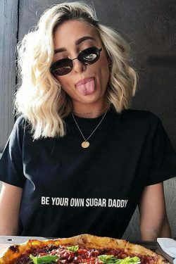 Coquette Aesthetic Y2K Fashion Be Your Own Sugar Daddy T-Shirt