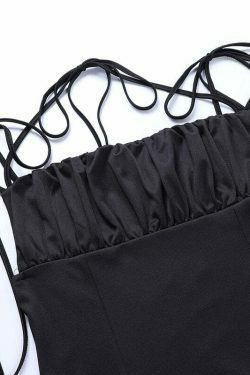 Coquette Aesthetic Y2K Fashion Party Dress - Grunge Style with a Touch of Elegance