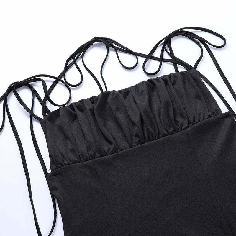 Coquette Aesthetic Y2K Fashion Party Dress - Grunge Style with a Touch of Elegance