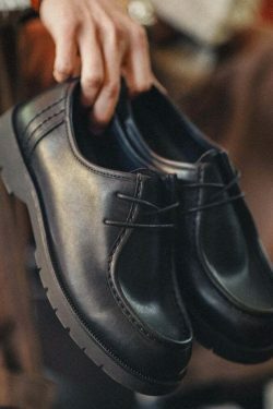 Coquette Aesthetic Y2K Fashion Platform Mary Janes - MADEN Apron Toe Shoes