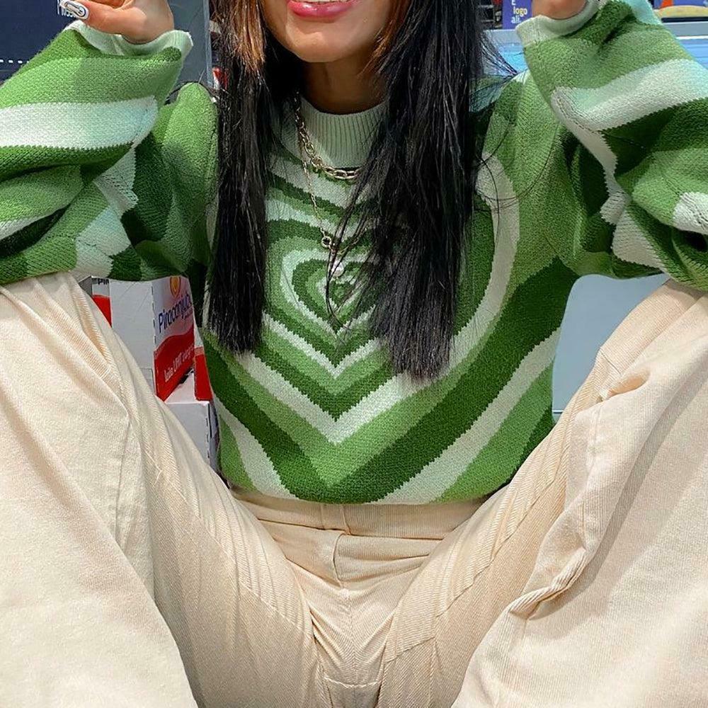 Coquette Aesthetic Y2K Sweater - Lovers Bay's Vintage-Inspired Fashion Statement