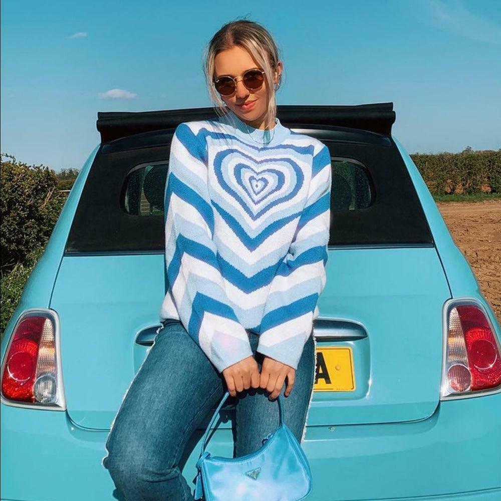 Coquette Aesthetic Y2K Sweater - Lovers Bay's Vintage-Inspired Fashion Statement