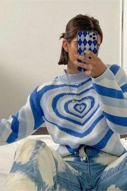 Coquette Aesthetic Y2K Sweater - Lovers Bay's Vintage-Inspired Fashion Statement