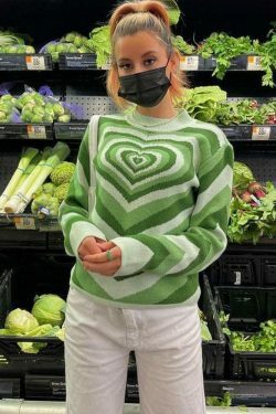 Coquette Aesthetic Y2K Sweater - Lovers Bay's Vintage-Inspired Fashion Statement