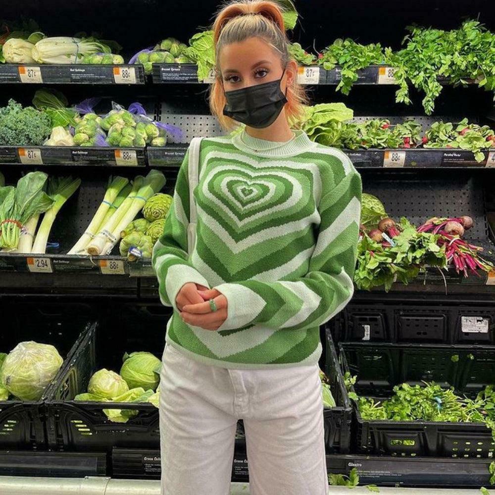 Coquette Aesthetic Y2K Sweater - Lovers Bay's Vintage-Inspired Fashion Statement