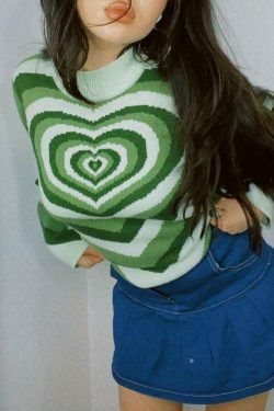 Coquette Aesthetic Y2K Sweater - Lovers Bay's Vintage-Inspired Fashion Statement