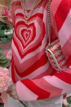 Coquette Aesthetic Y2K Sweater - Lovers Bay's Vintage-Inspired Fashion Statement