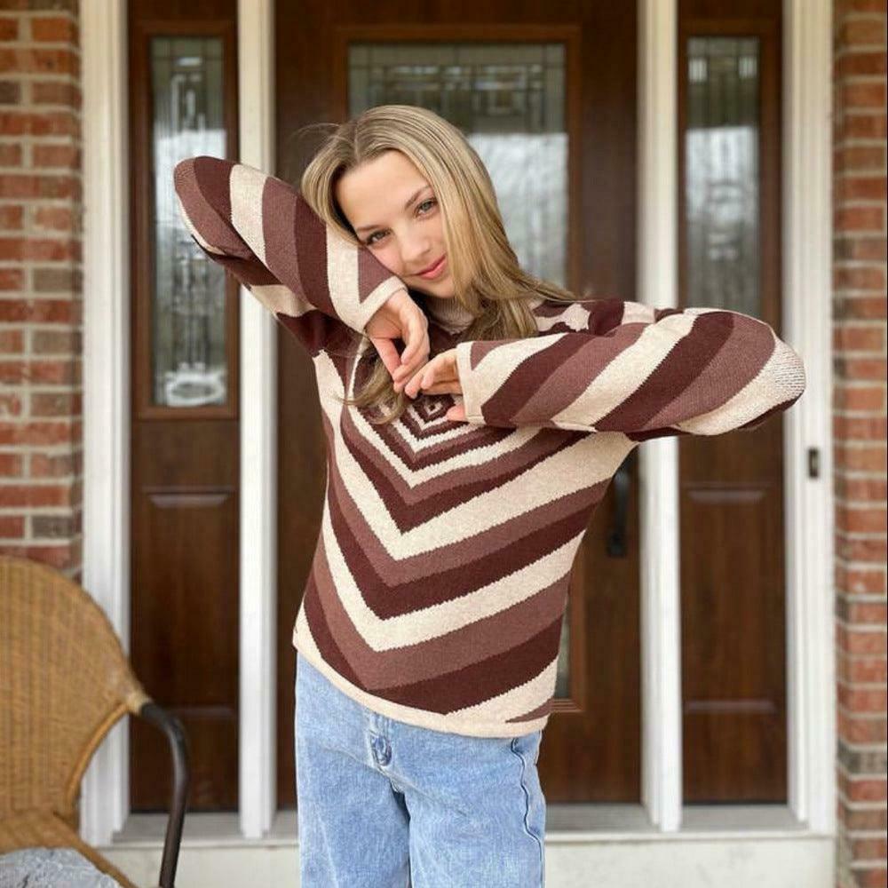 Coquette Aesthetic Y2K Sweater - Lovers Bay's Vintage-Inspired Fashion Statement