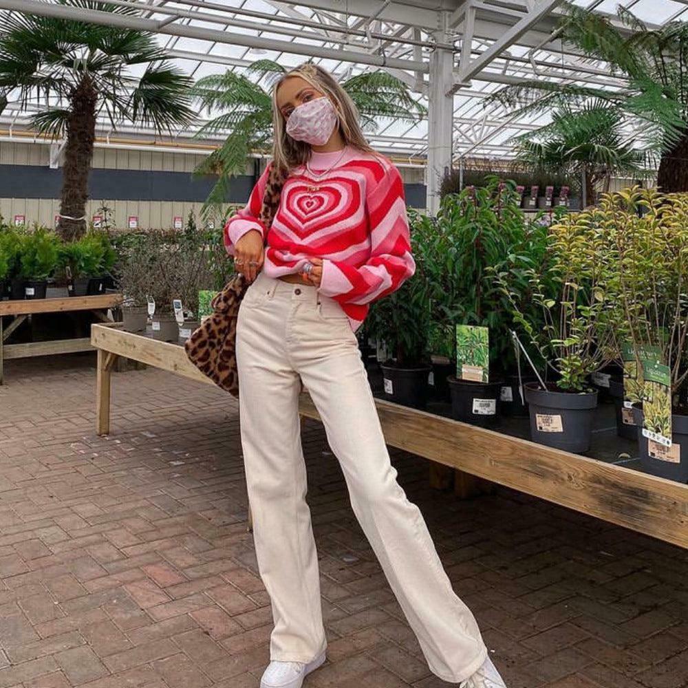 Coquette Aesthetic Y2K Sweater - Lovers Bay's Vintage-Inspired Fashion Statement