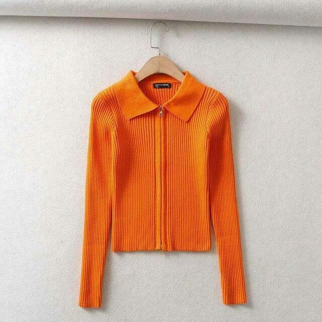 Coquette Aesthetic Y2K Zip-Up Top for Women - Grunge Style Cargo Skirt Outfit